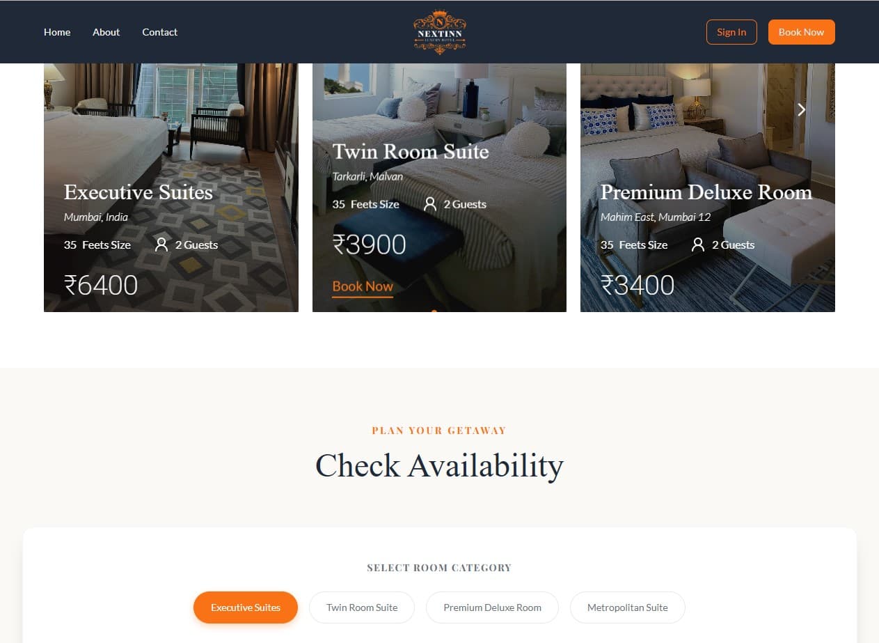 NextInn Booking & Operations