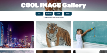 create an image gallery
