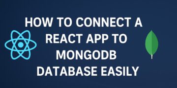 connect react app to mongoDB database easily